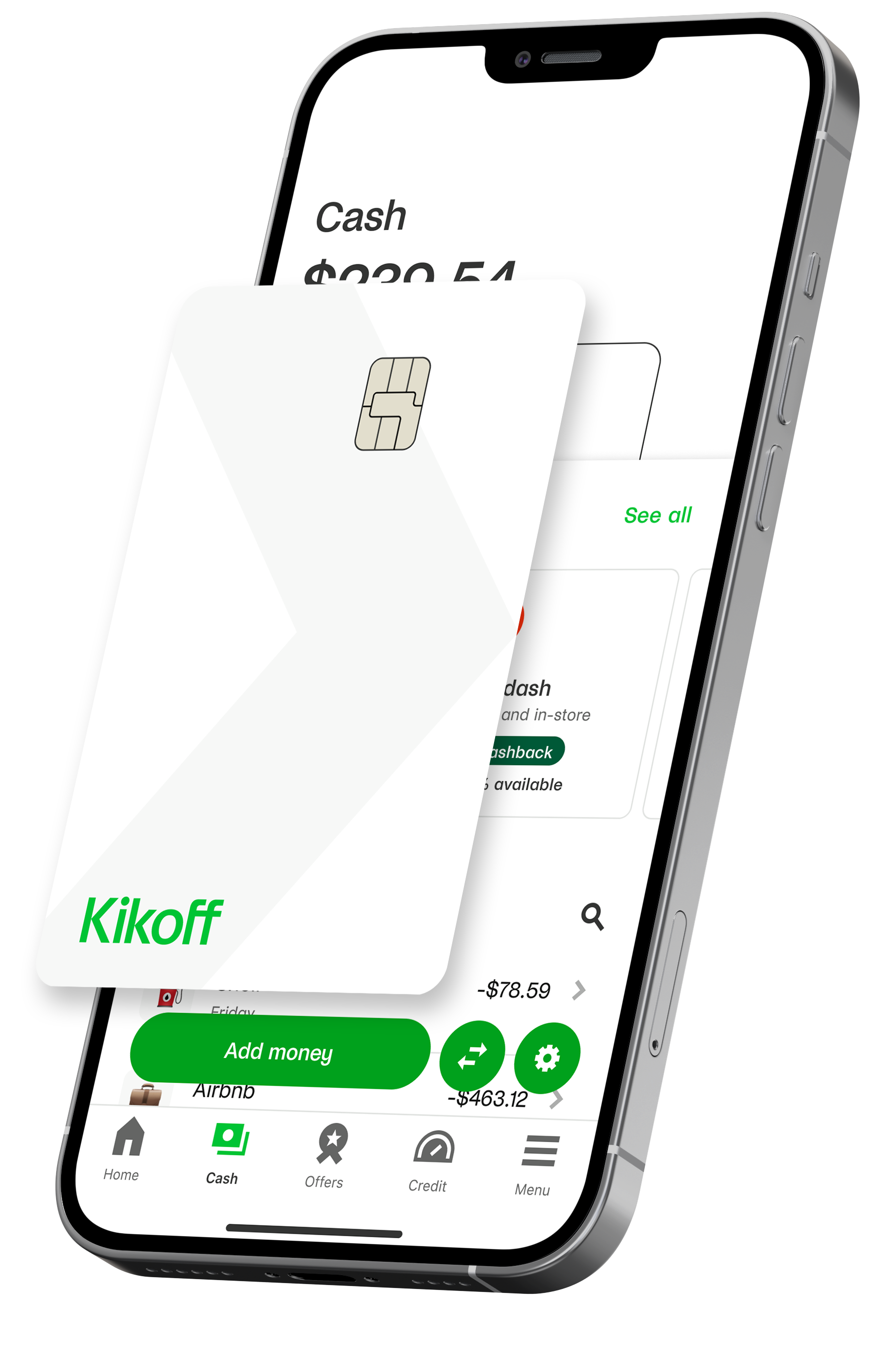 Kikoff Card mobile